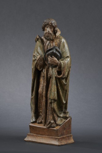 Element of a Brussels altarpiece - King Magus, Late 15th century - 