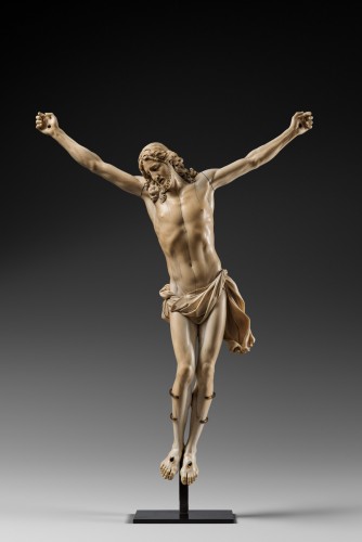 Christ en ivoire - France seconde moitié du XVIIe siècle - Sculpture Style Louis XIV