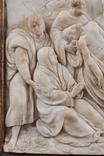 The Lamentation - Alabaster, Spain Second quarter of the 16th century - Sculpture Style Renaissance