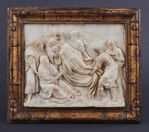 <= 16th century - The Lamentation - Alabaster, Spain Second quarter of the 16th century