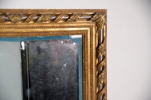Peinture chinoise sous verre sur fond de miroir - Galerie Sylvain Levy Alban