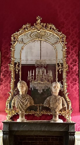 Mirrors, Trumeau  - A large Italian Rococo mirror circa 1750