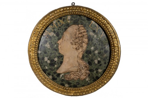 Grand médaillon Marie Antoinette Dauphine