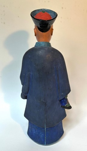  - Personnage chinois Nodding figure polychrome de Canton