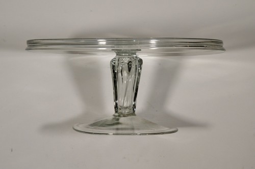 Paire de plateaux ou guéridons en verre - Galerie Sylvain Levy Alban