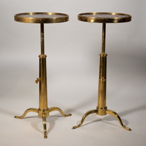 20th century - A pair of side tables by Maison Meilleur