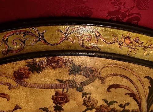 Antiquités - A set of six 18th century Venetian arte povera panels