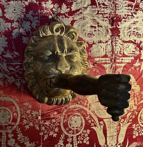 A pair of baroque giltwood wall lights - Lighting Style Louis XV