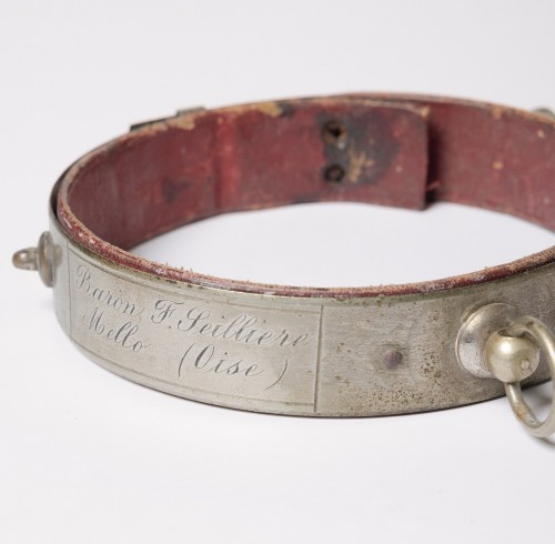 Curiosities  - Two dog collars from château de Mello