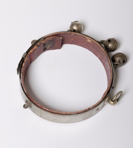  - Two dog collars from château de Mello
