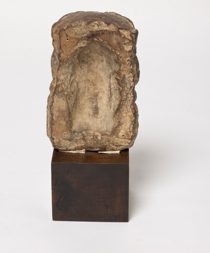 17th century - A 17th century French terracotta bearded man's head