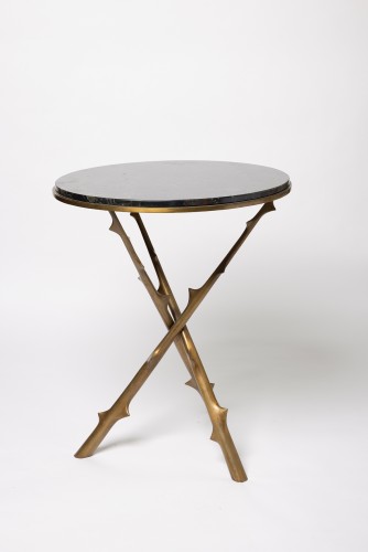 Paire de guéridons Épines mordorées par Hervé Van der Straeten - Mobilier Style 