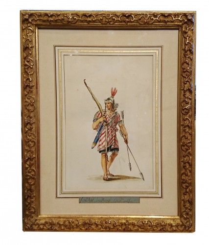 Tableaux et dessins Dessin, Aquarelle & Pastel - Paire de dessins d'opéra de Pierre Louis Boquet datant de 1783