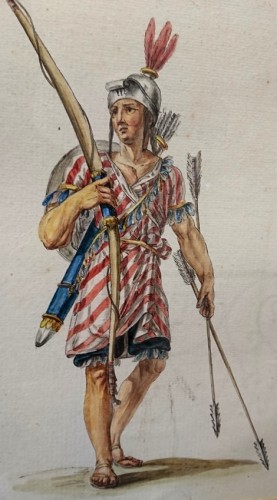 XVIIIe siècle - Paire de dessins d'opéra de Pierre Louis Boquet datant de 1783