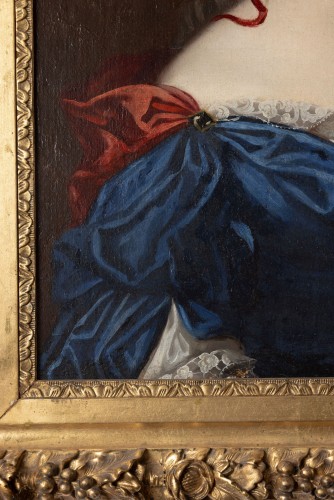 Portrait de jeune femme, atelier d'Alexis Simon Belle vers 1710-1720 - Galerie Sylvain Levy Alban