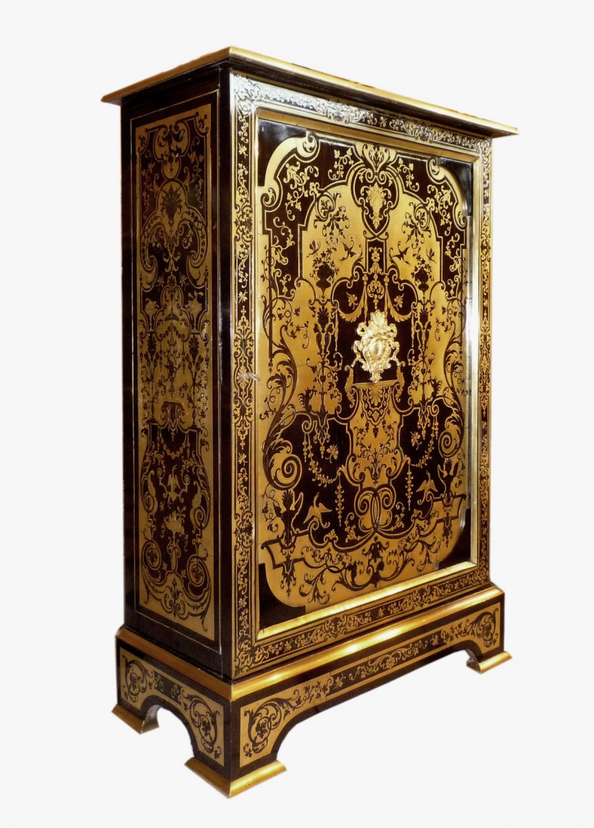 A French Louis Xiv Style Boulle Marquetry On Ebony Cabinet Ref 66609 Furniture A French Louis Xiv Style Boulle Marquetry On Ebony Cabinet