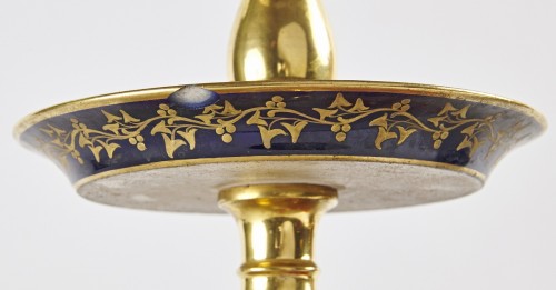 Paire de présentoirs de table en porcelaine de Paris vers 1830 - Galerie Sylvain Levy Alban