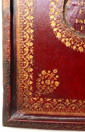Autel portatif en maroquin rouge aux petits fers d'époque Louis XV - Galerie Sylvain Levy Alban