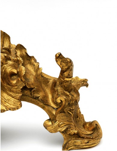 Objet de décoration  - Paire de chenets aux Chinois d'époque Louis XV