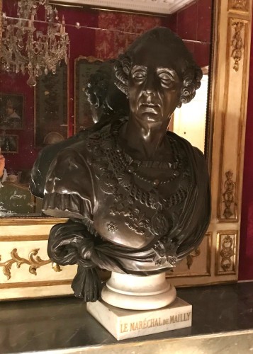 Antiquités - A French bust of Maréchal de Mailly circa 1820