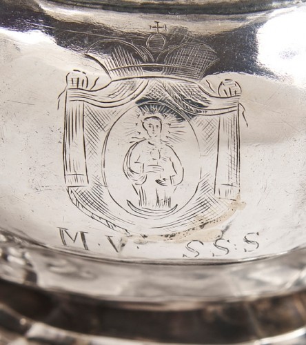 A Neapolitan 18th century silver holy  water bucket - silverware & tableware Style 