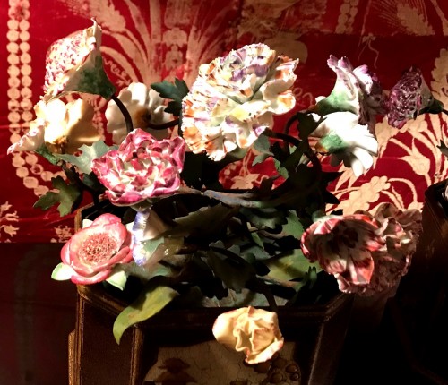 Louis XV - Paire de jardinières en tole peinte Louis XV