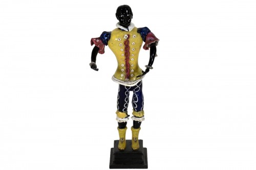Grand personnage en verre de Venise 18e siècle