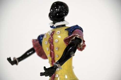 Verrerie, Cristallerie  - Grand personnage en verre de Venise 18e siècle
