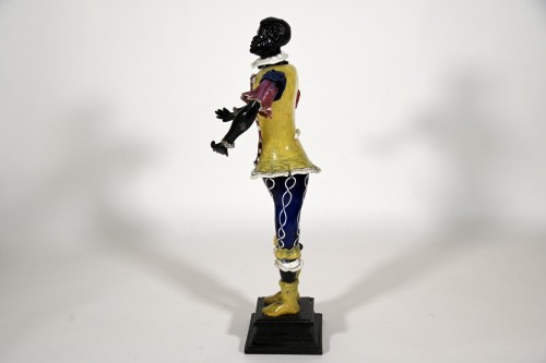 Grand personnage en verre de Venise 18e siècle - Galerie Sylvain Levy Alban