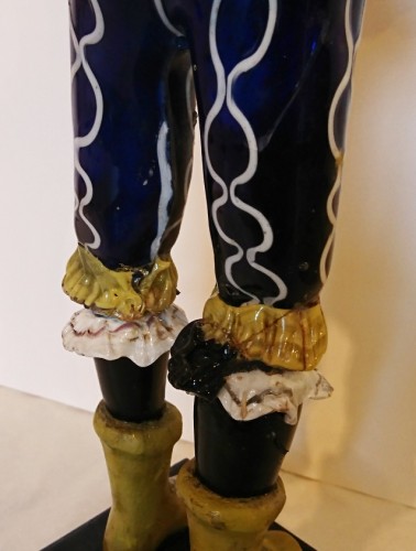 Grand personnage en verre de Venise 18e siècle - 