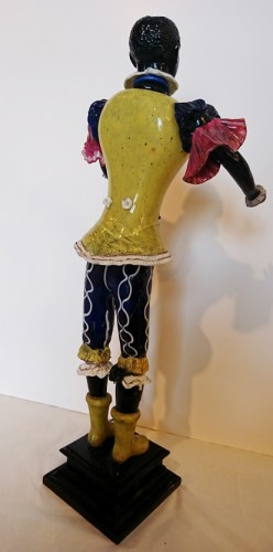 Antiquités - Grand personnage en verre de Venise 18e siècle