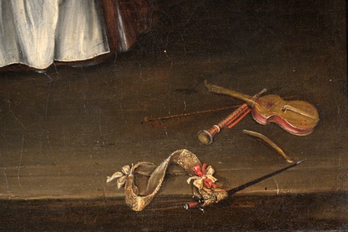 Portrait de jeune prince en militaire daté 1647 - Galerie Sylvain Levy Alban