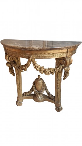 Gilded wood console, attributed to Georges Jacob