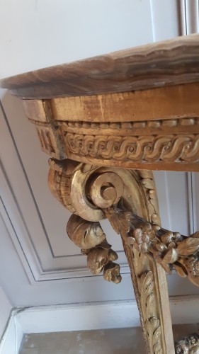 Furniture  - Gilded wood console, attributed to Georges Jacob