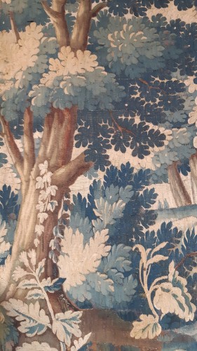 XVIIIe siècle - Tapisserie  Verdure Aubusson XVIIIe siècle