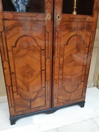 Small bookcase in veneer from the Louis XIV period - Furniture Style Louis XIV