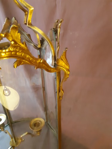 Lanterne en bronze d'époque Transition - Sylvain Rochas