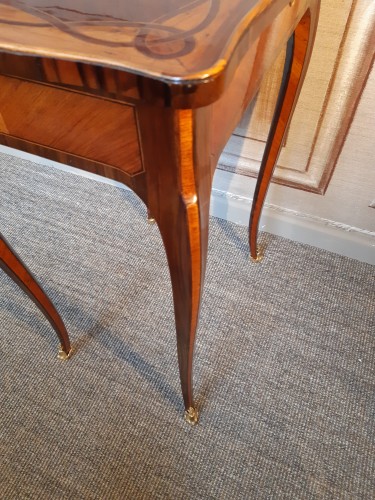 Furniture  - Small table in marquetry attributed to P ROUSSEL