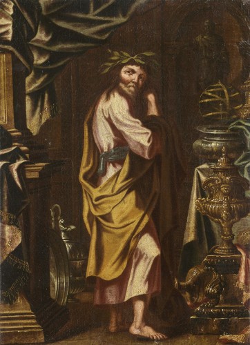 Claude VIGNON (Tours, 1593 – Paris, 1670) - Thales - Paintings & Drawings Style Louis XIII