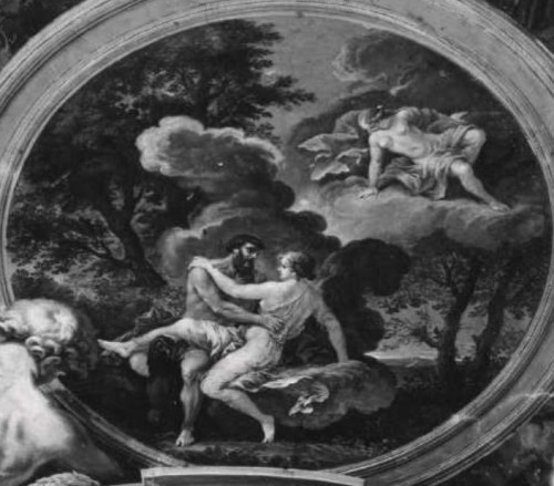 Philip LAUWERS dit Filippo LAURI (1623 – 1694) - Jupiter et Io épiés par Junon - Tableaux et dessins Style Louis XIV