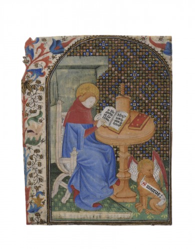 Enluminure Saint Marc - France, vers 1420