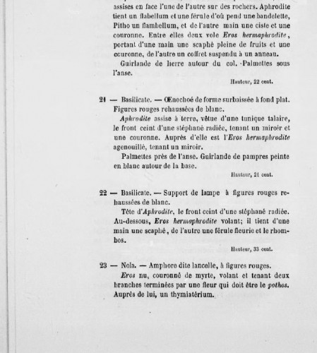 Epichysis à figures rouges. Art grec, Apulie, 330-310 avant  J.-C. Ex Coll. Piot 1870 - Galerie Tarantino