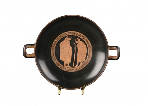kylix à figures rouges Attique - Peintre de Tarquinia. Art grec, vers 470 av. J.-C.