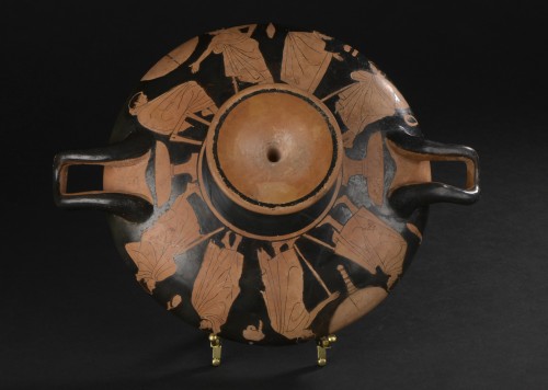 kylix à figures rouges Attique - Peintre de Tarquinia. Art grec, vers 470 av. J.-C. - Archéologie Style 