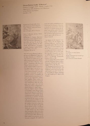 XVIIe siècle - Giovanni Battista GAULLI, dit “BACICCIO” (1639 –1709) Recto : La Vierge à l’Enfant