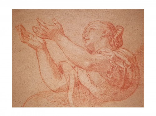 Charles de LA FOSSE (Paris, 1636 - 1716) Study of a woman