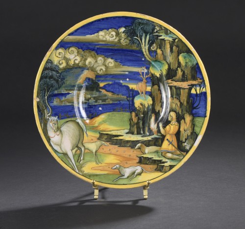 Urbino, Cercle de Nicola di Gabriele SBRAGHE, dit Nicola da URBINO,? vers 1530 - 1540 - Céramiques, Porcelaines Style Renaissance