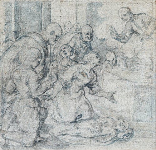 Belisario CORENZIO (Acaia (Greece), 1558 - Naples, c.1649) Miracle scene