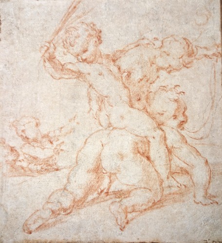 Niccolo DELL'ABATE ( 1509-1571 ), Putti games