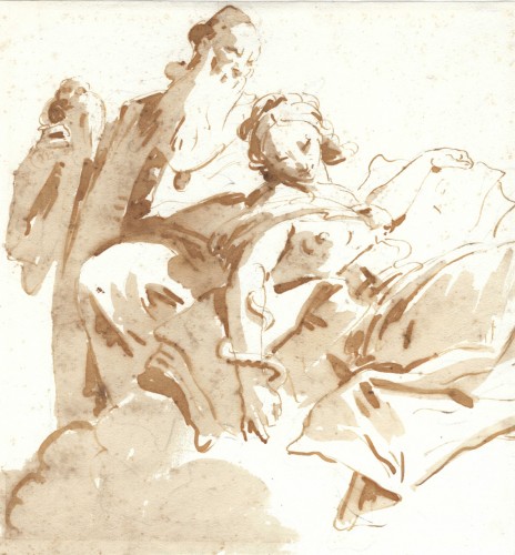 Study of two figures - Giovanni Battista TIEPOLO (1696-1770)